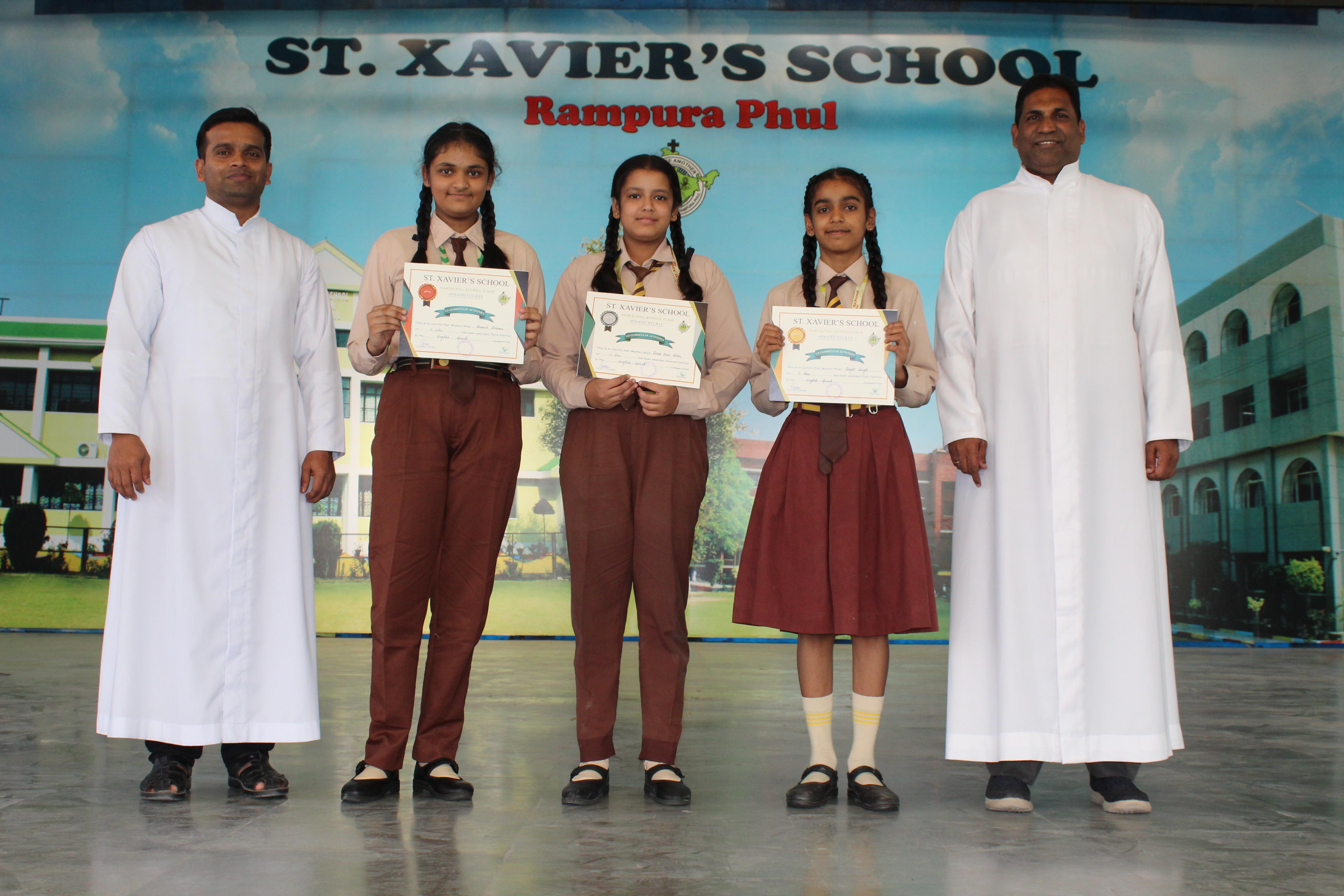St. Xavier’s High School Rampura Phul, CBSE School Bathinda